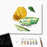 Картина за номерами "Шестикутна змія 3" BSB0003Y 40×40 см