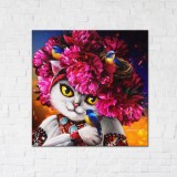 Цветущая кошка ©Маріанна Пащук