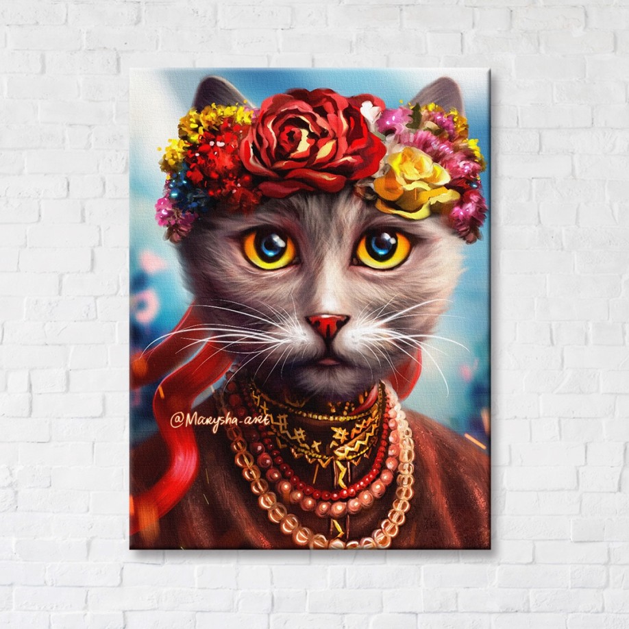 Киця-Леся Українка ©Маріанна Пащук