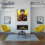 Котик-воєначальник ©Маріанна Пащук