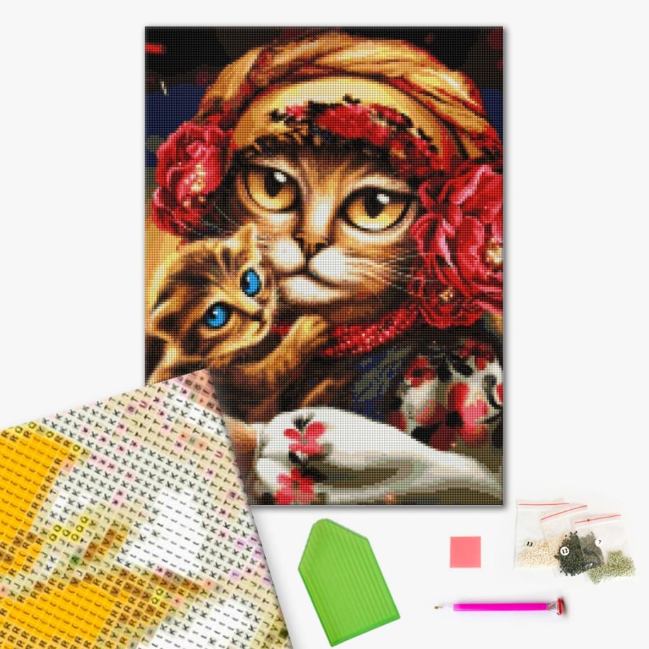 Сім'я котиків ©Маріанна Пащук