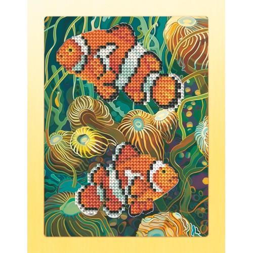 Алмазная мозаика «Рыба» DM3007 17×22,5 см