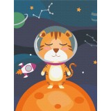 Картина за номерами - Тигренятко космонавт