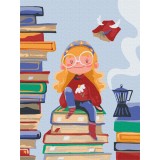 Картина по номерам - Книжкова фея ©Yana Kozak