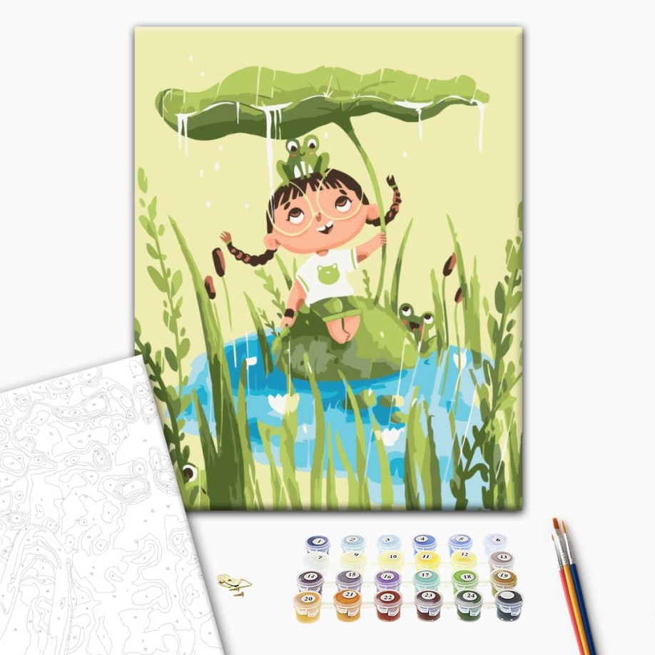 Картина за номерами - Фея озерця ©Yana Kozak
