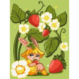Картина за номерами - Лісова суничка © Olena Lazarenko