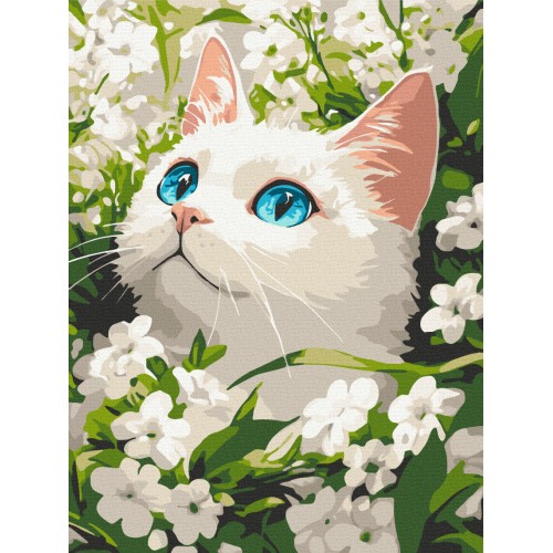 Картина по номерам - Весенний кот