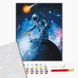 Преміум картина за номерами - Квіти Всесвіту