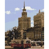 Картина за номерами "Палац культури і науки" PBS45207 40×50 см