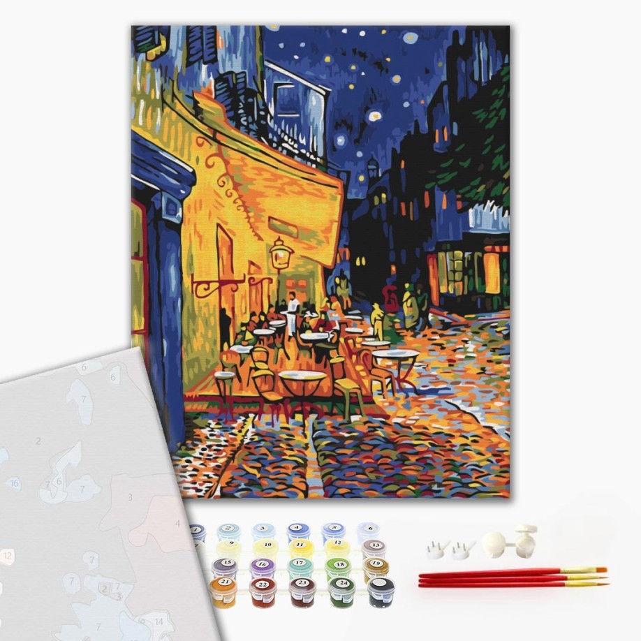 Преміум картина за номерами - Нічне кафе в Арлі. Ван Гог