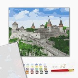 Премиум картина по номерам - Каменец-Подольская крепость