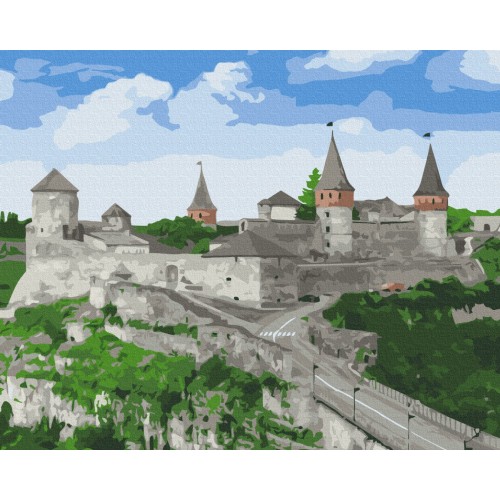 Преміум картина за номерами - Кам'янець-Подільська фортеця