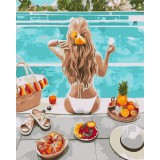 Премиум картина по номерам - Летние выходные