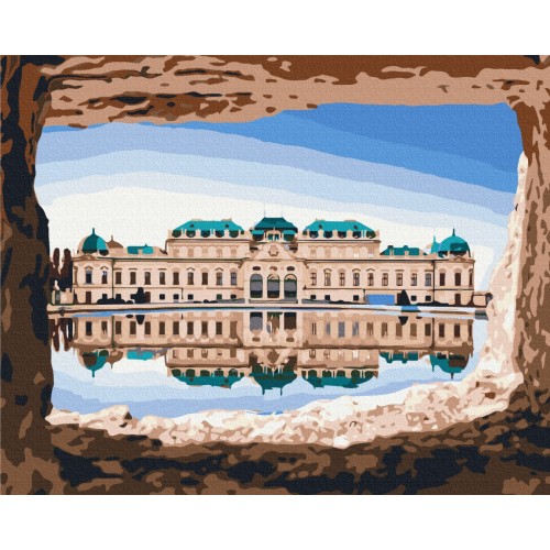Преміум картина за номерами - Прекрасний вид на Бельведер