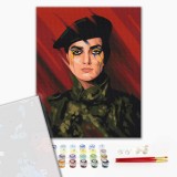Преміум картина за номерами - Сила України  ©Поліна Скурихіна
