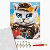 Преміум картина за номерами - Котик лікар ©Маріанна Пащук
