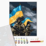 Премиум картина по номерам - ВСУ © Ольга Бочулинская