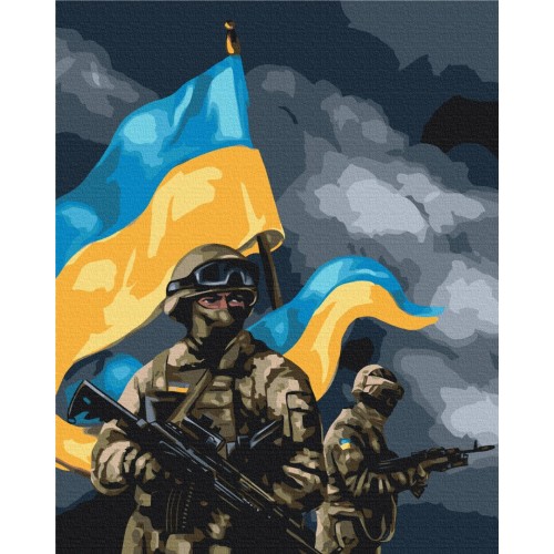 Преміум картина за номерами - ЗСУ © Ольга Бочулинська