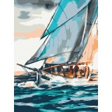 Преміум картина за номерами - Морська подорож ©Понамарчук Ірина