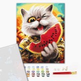Премиум картина по номерам - Котик в Херсоне ©Марианна Пащук