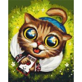 Картина за номерами "Котик з ППО © Маріанна Пащук" PBS53418 40×50 см