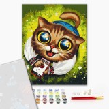 Картина за номерами "Котик з ППО © Маріанна Пащук" PBS53418 40×50 см