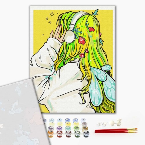 Картина за номерами "Playlist феї @nila_art_art" PBS53520 40×50 см