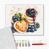 Преміум картина за номерами - Сирники з лохиною © Anna Kulyk