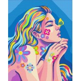 Картина за номерами "Неонові мрії © Поліна Скурихіна" PBS53732 40×50 см