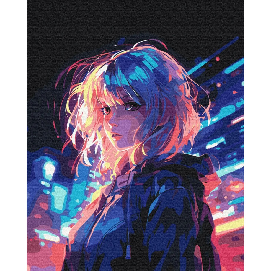 Картина за номерами "Кіберпанк" PBS53816 40×50 см