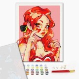 Картина за номерами "Валентинка @ nila_art_art" PBS53901 40×50 см