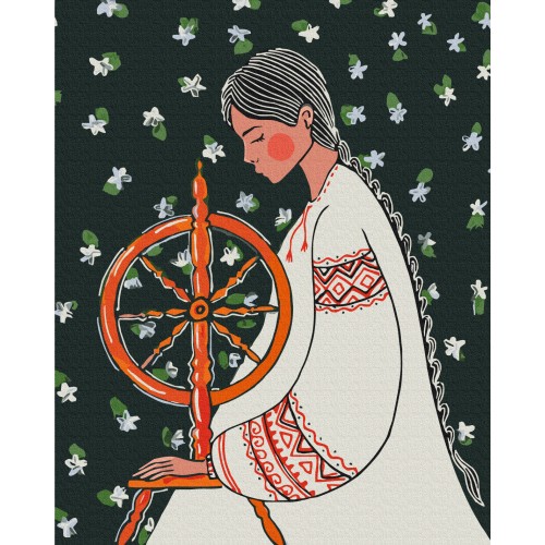 Преміум картина за номерами - Прядка життя © ANNART
