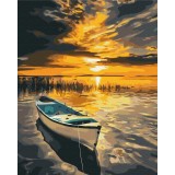 Картина за номерами "Вечірній спокій" PBS57013 40×50 см