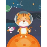 Картина за номерами "Тигренятко космонавт" PKBS0102 30×40 см