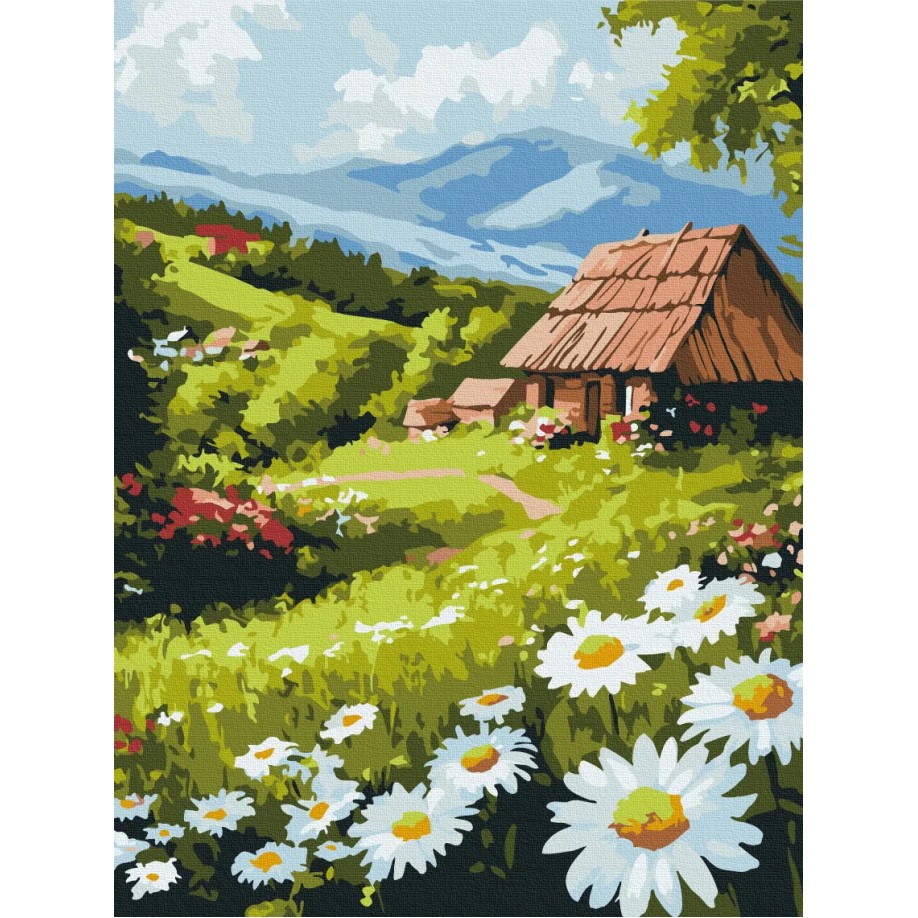Картина за номерами "Сільський затишок" PRBS54381 30×40 см
