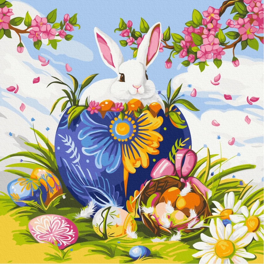 Картина за номерами "Символи Великодня © artdi.ua" PSBS020 40×40 см