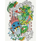 Картина за номерами - Wonders of Ancient Mesoamerica © Христина Тужук