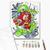 Картина за номерами - Tengu © Христина Тужук