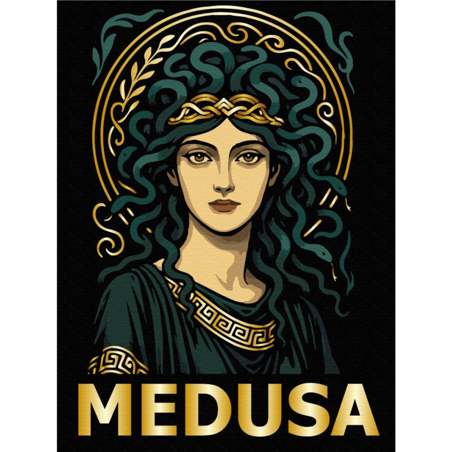 Картина за номерами - Медуза