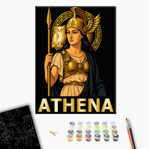 Картина за номерами - Афіна
