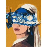 Картина за номерами - Погляд в зоряну ніч © Viktoriya Kovalenko