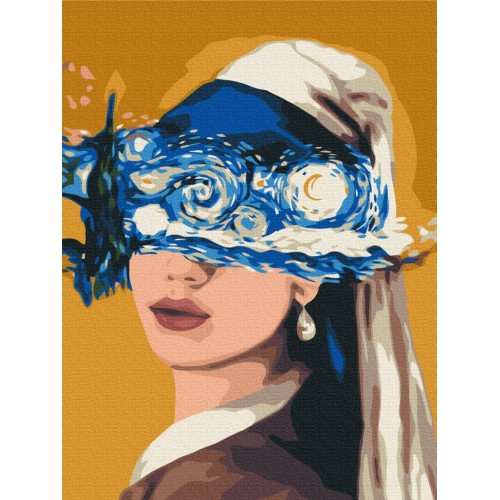 Картина по номерам - Взгляд в звездную ночь © Viktoriya Kovalenko