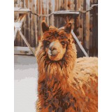 Картина за номерами - Лама на фермі
