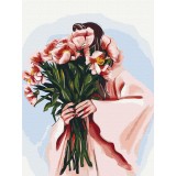 Картина по номерам - Весенний образ ©Alla Berezovska