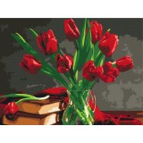 Картина за номерами - Букет тюльпанів
