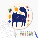 Картина за номерами - Синій мур