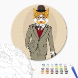 Картина по номерам - Котик Холмс
