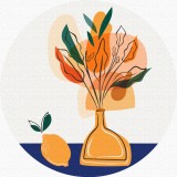 Картина за номерами - Елементи квітів