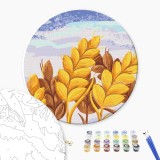 Картина за номерами - Колоски © Didevych Kateryna