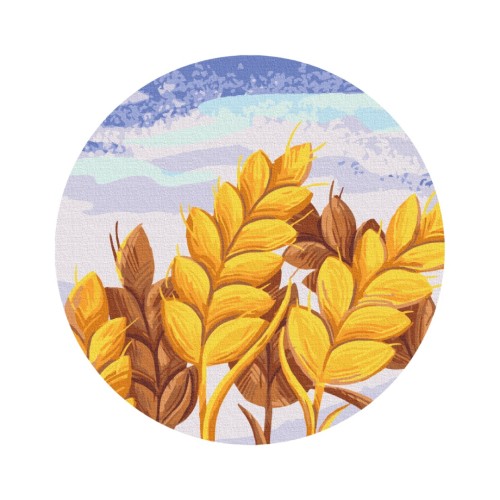 Картина по номерам - Колоски  © Didevych Kateryna